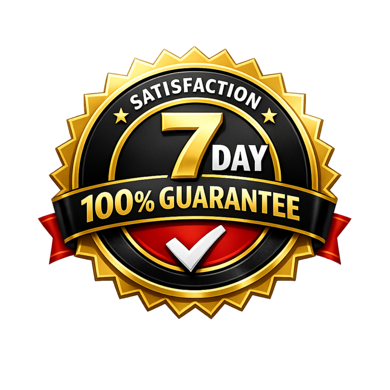 7 day guarantee badge